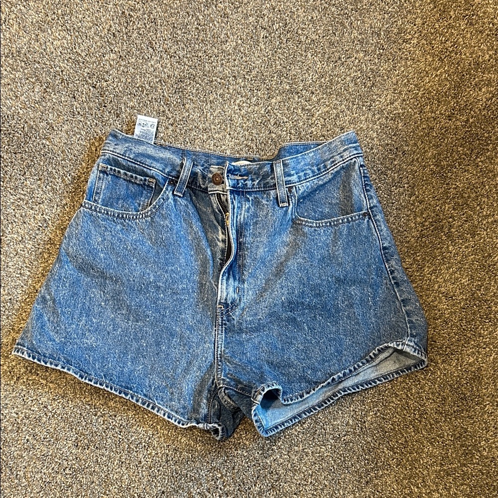 LEVIS Vintage Blue Denim Women's Jean Shorts